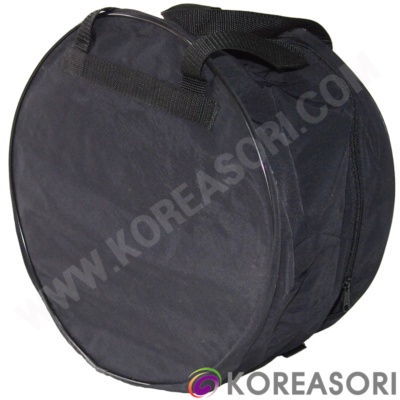 검정색 합성섬유 둥근 농악북가방 / 국악기 북가방