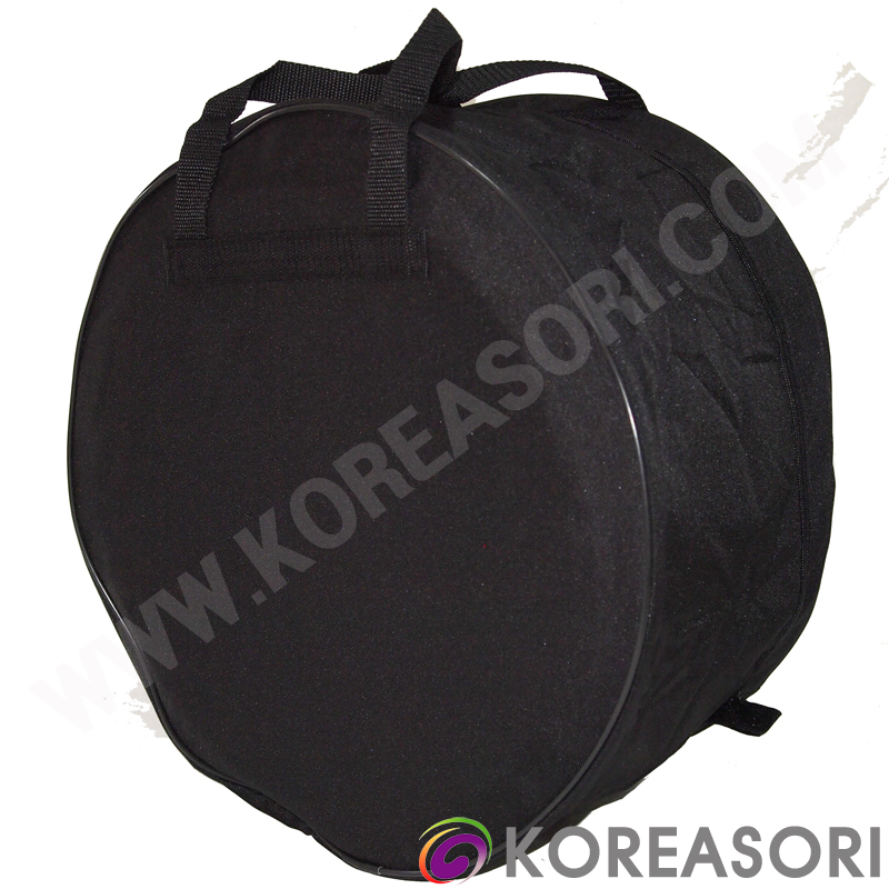 검정색 합성섬유 둥근 농악북가방 / 국악기 북가방